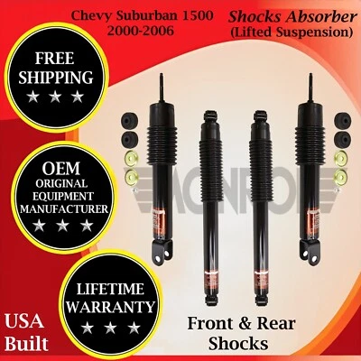 Monroe OEM Front & Rear Shock For 2000-2006 Chevy Suburban 1500 Lifetime Warran. - Изображение 1 из 4