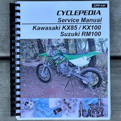 Kawasaki KX85 KX100 KX 85 100 2001-2013 Suzuki RM RM100 MANUAL DE SERVICIO Y REPARACIÓN Foto 1 de 2