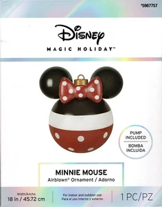 DISNEY MAGIC HOLIDAY GEMMY 5967757 18" MINNIE MOUSE AIRBLOWN ORNAMENT - NEW! - Picture 1 of 2
