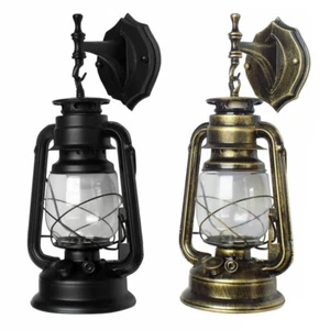  E27 Retro Vintage Outdoor Wall Lantern Lamp Antique Wall Sconce Porch Light - Picture 1 of 24
