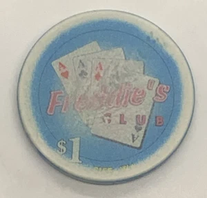 Ficha de casino Freddie’s Club - Fife Washington WA $1 - Imagen 1 de 4