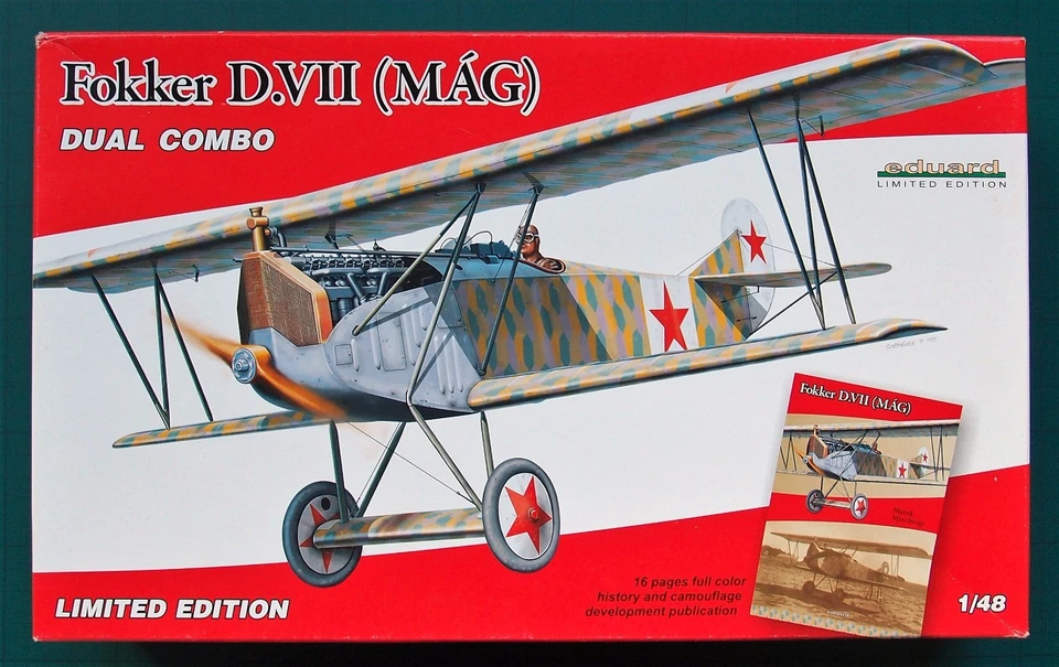 Fokker D.VII (MAG) DUAL COMBO - EDUARD Limited Edition- Kit plastica scala 1/48  - Immagine 1 di 1