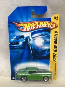 2007 Hot Wheels #1 neue Modelle Dodge Challenger Concept grüne Variante mit 5 Sp - Bild 1 von 5