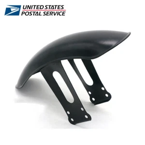 Black Motorcycle Motorbike Iron Front Fender Mud Fender For Honda CG125 US Stock - Picture 1 of 8