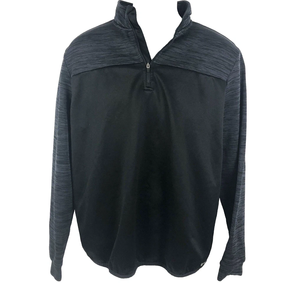 Sudadera TeK Gear Para Hombre L Negra Brezo 1/4 Cremallera Pullover WarmTek gorecore Foto 1 de 4