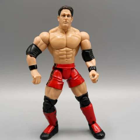 AJ Styles Loose WWE WWF Figure Red shorts Wrestling Figure Moving Cover