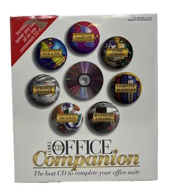 Corel Office Companion Suite Complete Business Management Software Windows 3.1 - Image 1 of 4