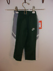 Nike-Size 2T  Green/Gray Stripped Track Pants For Boys