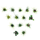  14 Pcs Mini-Topfpflanzen Künstliche Dekoration Kleines Terrarium Bonsai