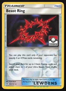 Beast Ring - 102/131 - Stamped League Promo - Reverse Holo - Pokemon Card - Picture 1 of 2