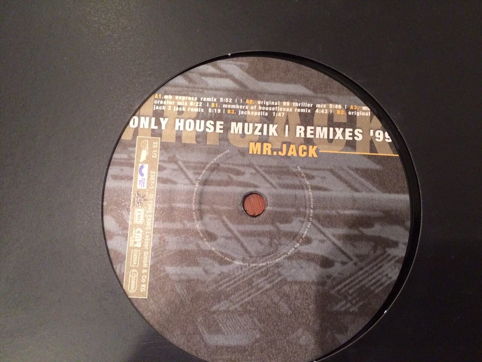 Mr. Jack - Only House Muzik-Remix 95 - Bild 1 von 2