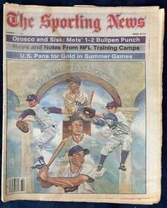 1984 The Sporting News: HOF Inductees Killebrew/Drysdale/Reese/Aparicio/Ferrell - Picture 1 of 1