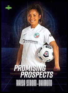 2021 Parkside Premier Edition Promising Prospects Blue #12 Raisa Strom-Okimoto N