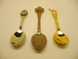 Lot of 3 Collectible Souvenir Spoons Oregon/Put-in-Bay Ohio/Camel - Picture 1 of 6