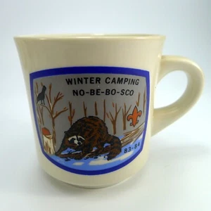 Vintage Scout coffee mug: No-Be-Bo-Sco (NOrth BErgen BOy SCOuts) Winter 1983/4 - Picture 1 of 6
