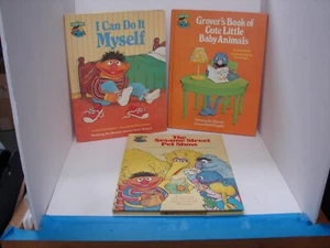 Lot of 3 Sesame Street, Book Club Books, (Hard Back Books Very Good, H132 - Imagen 1 de 13