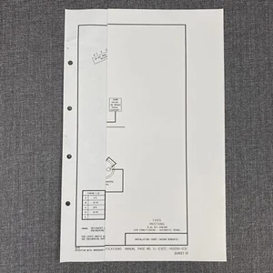 OEM Ford 1989 Ford Mustang 5.0L EFI with Air Cond - Vacuum Schematic Diagram - Picture 1 of 2