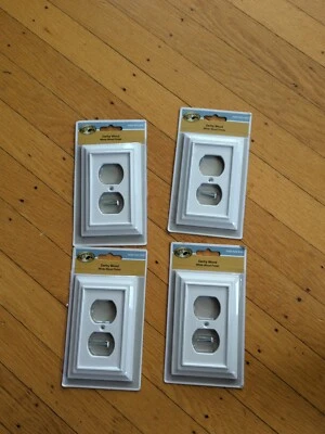 1000 033 830 White Architect Cubierta Dúplex Única - Madera Derby - Blanco - Lote de 4 Foto 1 de 2