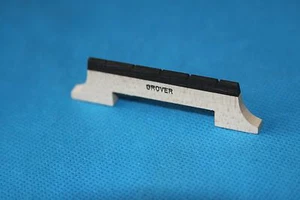 Grover Leader 5 String Banjo Bridge 5/8" Height, Hard Maple,Ebony Top,MPN 30B5/8 - Picture 1 of 4
