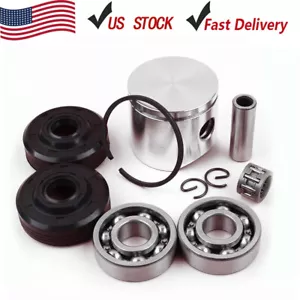 Kit guarnizioni olio cuscinetto anello pistone per motosega Husqvarna 36 136 LE 137 142 E 38mm - Foto 1 di 7