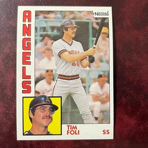 1984 Topps NESTLE Set TIM FOLI Parallel #342 CALIFORNIA ANGELS ** MINT ** x84 - Picture 1 of 1