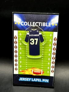 Seattle Seahawks Shaun Alexander jersey lapel pin-Classic Retro Collectable - Picture 1 of 1
