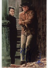 Dustin Hoffman and Jon Voight In Person signed 14' x 10' photo - Midnight Cowboy