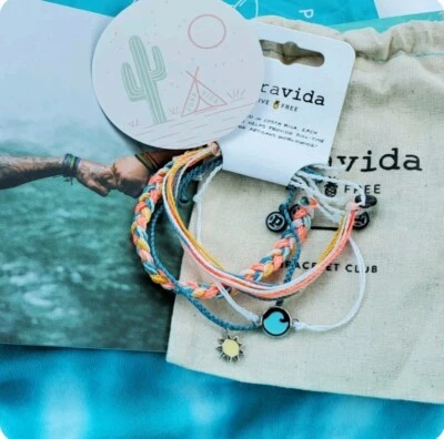 NUEVO CON ETIQUETAS PURA VIDA SEPTIEMBRE 2020 PULSERA CLUB AMISTAD PACK!!️ENVÍO GRATUITO EL MISMO DÍA Foto 1 de 2