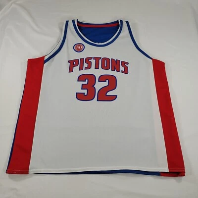 VTG 90s Detroit Pistons Reversible Jersey Rip Hamilton Joe Dumars Sz L SEE INFO - Image 1 of 4