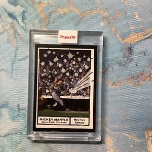 MICKEY MANTLE 2021 Topps Project 70 Card #77 Joshua Vides 1961 Style YANKEES - Picture 1 of 2