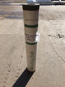 SHED ROOF FELT GREEN MINERAL 1m x 10m Roll - Picture 1 of 1