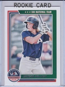 JACKSON HOLLIDAY ROOKIE CARD 2022 Team USA Baseball RC Baltimore Orioles #1 PICK - Picture 1 of 2