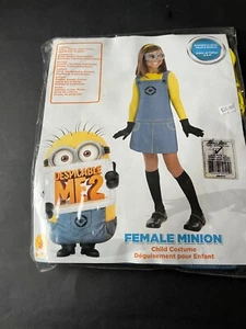 New Rubies Despicable me Female Minion Child Costume, (S) 3-4yrs - Picture 1 of 4