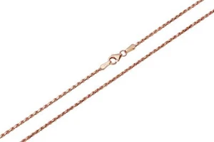 14k Solid Rose Gold Rope Chain Necklace 1.5mm Men's Women Size- 16"-30" - Picture 1 of 4