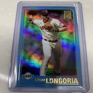 2021 Topps Archives Baseball Evan Longoria Blue Foil 13/25🔥🔥