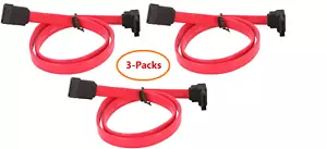 PTC 7 Pin SATA to SATA Serial ATA Data Cable Hard Drives, 36 Inches | 3 Pack - Picture 1 of 3