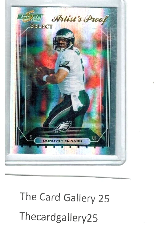 2007 Score Select Artist's Proof /32 Donovan McNabb #204 SSP CASE HIT HOF EAGLES - Image 1 of 2
