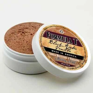 JABÓN DE AFEITAR FÓRMULA T - MANTECA DE KARITÉ Y SEBO - 4 FL OZ EN FRASCO - ÁMBAR NEGRO - Imagen 1 de 2