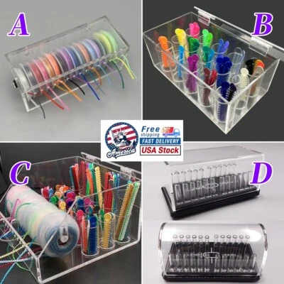 Dental Power Chain Ligature Tie Organizer Storage Box Arch Wire Box Dental tools - Image 1 of 4
