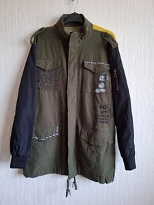 Desigual Mickey Mouse Hybrid Parka Jacket Size XL New Tags - Picture 1 of 7