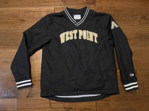 Army Black Knights West Point Academy Lined Champion Windbreaker Jacket -Men's M Cover