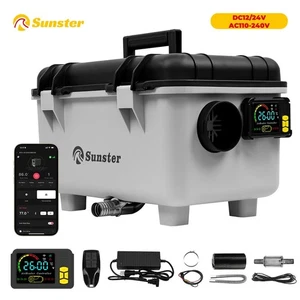 8KW 12/24V/240V Dieselheizung Bluetooth Standheizung Luftheizung Air Heater APP - Bild 1 von 17