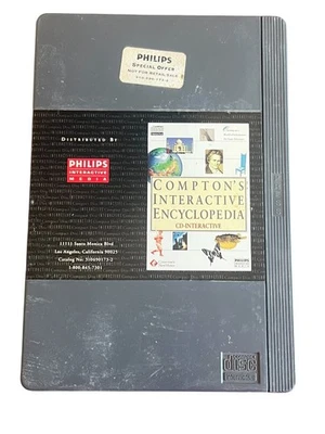 Vintage Philips CD-I Compton's Interactive Encyclopedia 1992 Compact Disc Game - Image 1 of 4