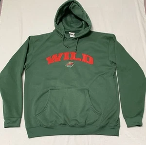 Minnesota Wild Hoodie Herren Large bestickt Polyester NHL Hockey C1 - Bild 1 von 5