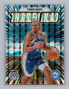 2024-25 Mosaic NBA #12 Tyrese Maxey Thunder Road Mosaic Philadelphia 76ers - Picture 1 of 2