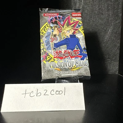 Yu-Gi-Oh Invasion of Chaos 1st Edition Booster Pack – Sealed – IOC - image 1 of 2