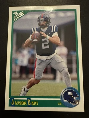 Jaxson Dart 2025 Score Anniversary Rookies #9 New York Giants RC Rookie - Image 1 of 2