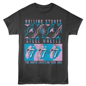 The Rolling Stones Steel Wheels Recolor Smoke Rock Musik Shirt - Bild 1 von 3