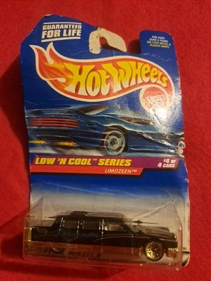 Hot Wheels Limozeen 1998 tarjeta azul Low 'n Cool #716 Foto 1 de 3