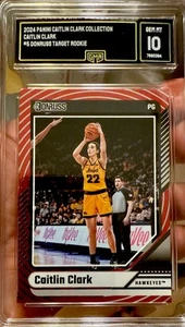 2024 Panini Caitlin Clark Rookie Red Target SP Collection Donruss Gem Mint 10 - Picture 1 of 2